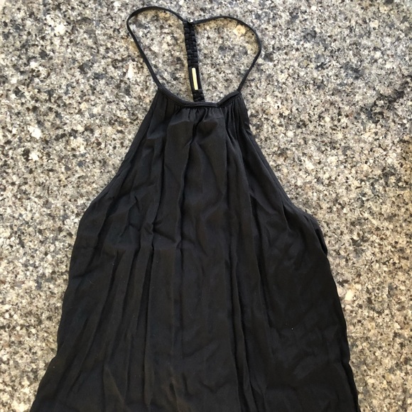 Zara Tops - BLACK HALTER TOP